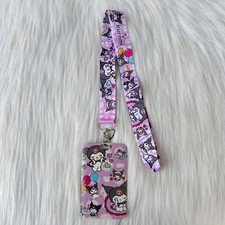 Kuromi lanyard with Id/ card holder