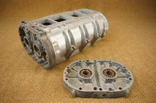 Vintage GMC 8-71 Roots Supercharger Blower Case w/ Bearing End Plates 