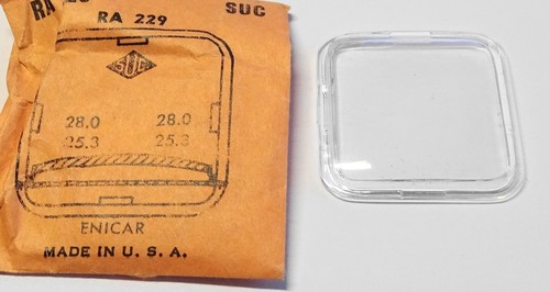 Verre De Montre Octogonal à Talon - Ancien Stock LIP - Neuf Sans étiquette