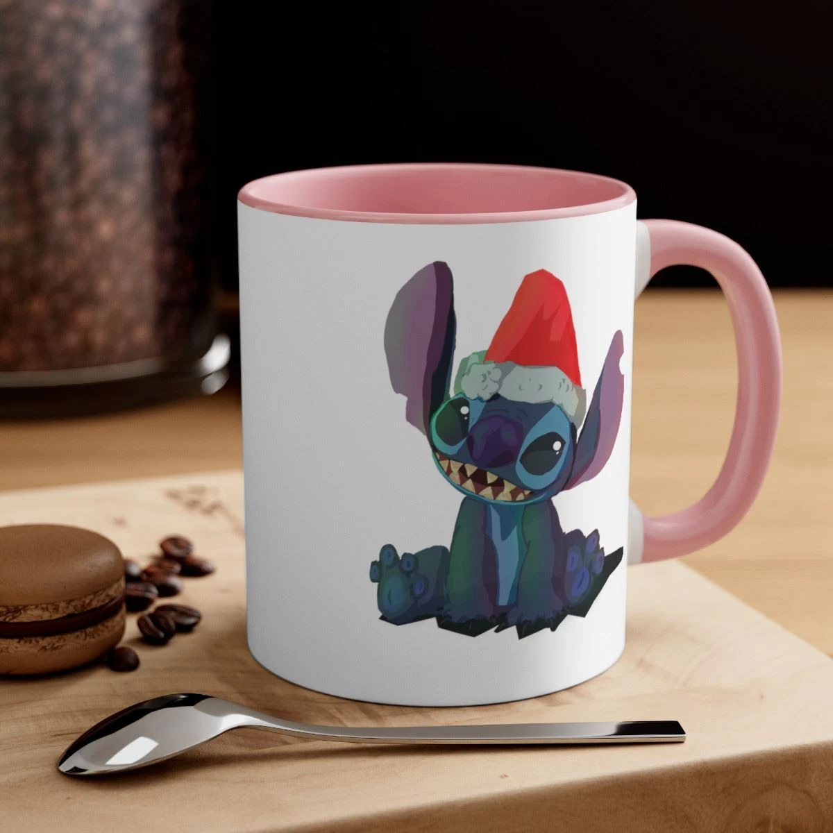 Christmas Stitch Accent Coffee Mug