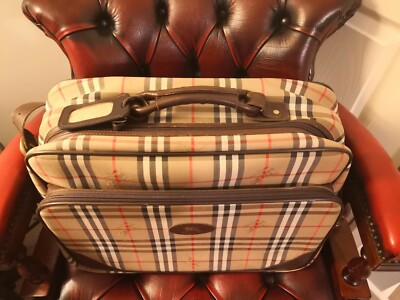 Vintage 90's Burberry Weekend Travel Bag Made in England | eBay