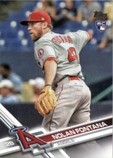 2017 Topps Nolan Fontana RC Los Angeles Angels #US201 Baseball Card