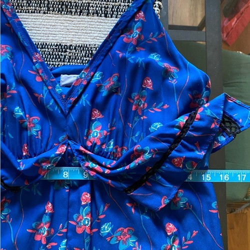 Thakoon Collective Blue Floral Wide Leg Jumpsuit - Picture 13 of 16