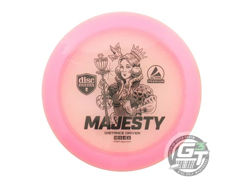 USED DiscMania Active Premium Majesty 174g Pink Black Stamp Driver Golf Disc