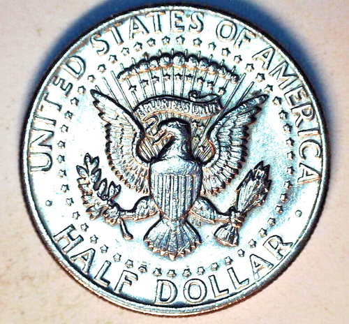 { 1974-D Kennedy Half Dollar. DDR, DOUBLE DIE REVERSE-MINT ERROR - Picture 2 of 8