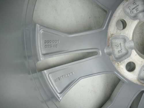 1 Stück ALUFELGE 17 ZOLL Original VW Passat B8 7jx17 ET38 3G0601025AB - Bild 10 von 12