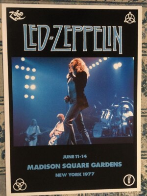 LED ZEPPELIN / Vintage 1990s Official Poster B2 25x34inch