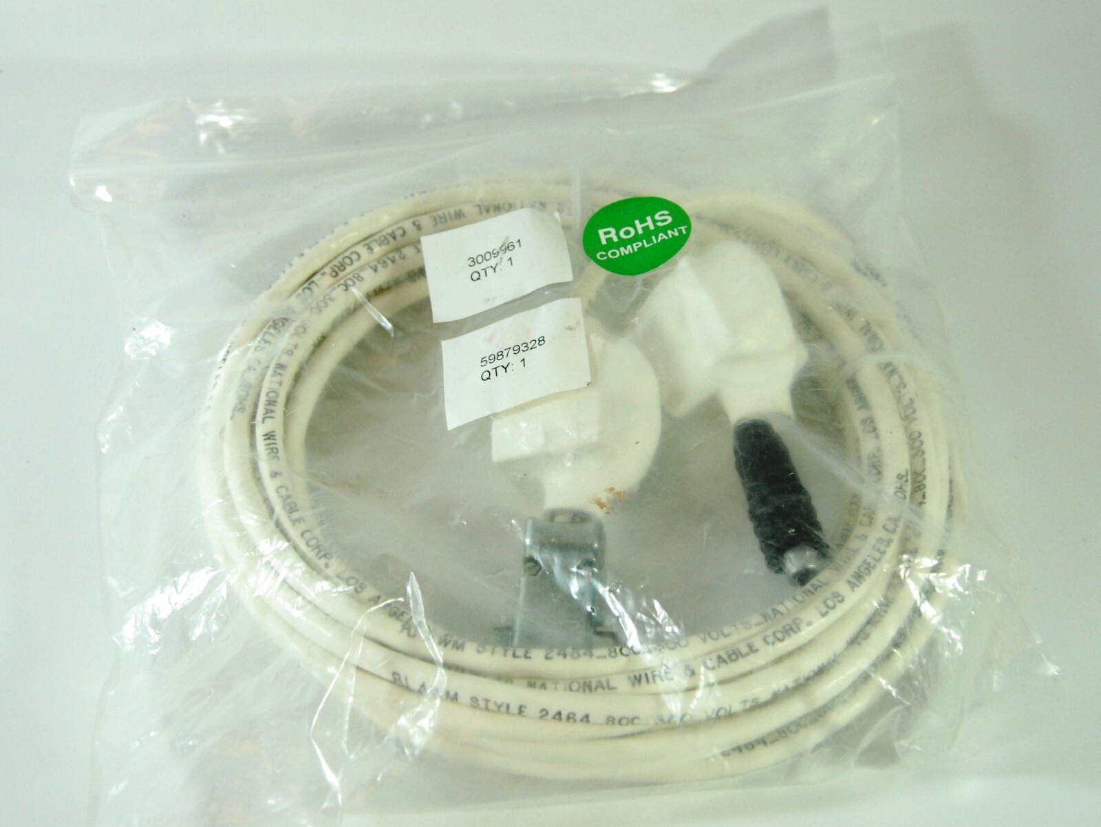 National Wire & Cable Corp White Parts P/N 3009961 59879328 | eBay 