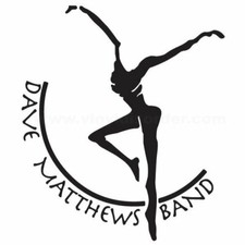 Vinyl Decal for Window - Fire Dancer Dave Matthews Band , Various Colors-Sizes