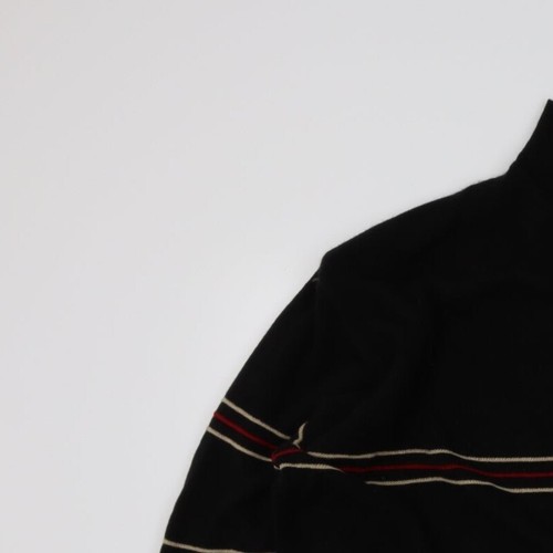 Cárdigan jersey acrílico a rayas con cuello negro talla L OPUS para mujer - Imagen 3 de 12