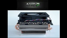AMD Socket AM3+ AM2+ CPU Cooler Fan with Near Silent Feature for FX Phenom - New