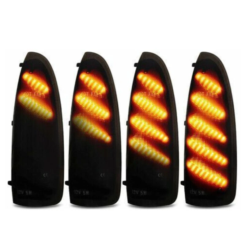 Дымчатые светодиодные габаритные огни для бокового зеркала с переключателем для 03–07 Ford F250 F350 F450 - Изображение 2 из 4