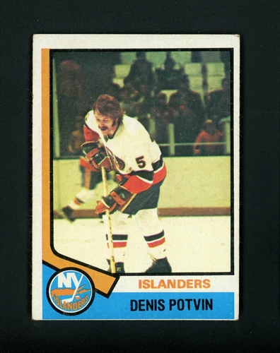 Denis Potvin 1974 Topps RC (HOF) NY Islanders #195 VG-EX