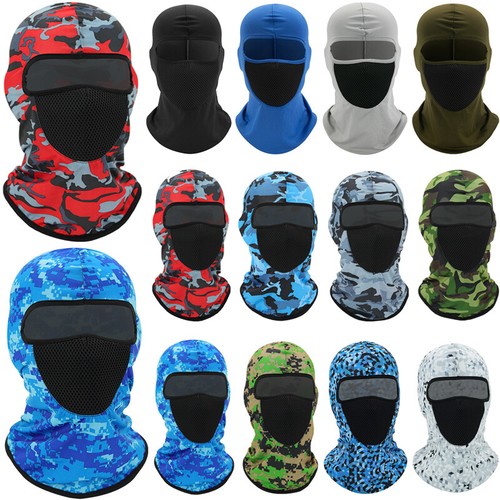 3 or 4 Motorcycle Cycling Balaclava Full Face Masks Scarf Thin Helmet Liner Caps - Imagen 8 de 25