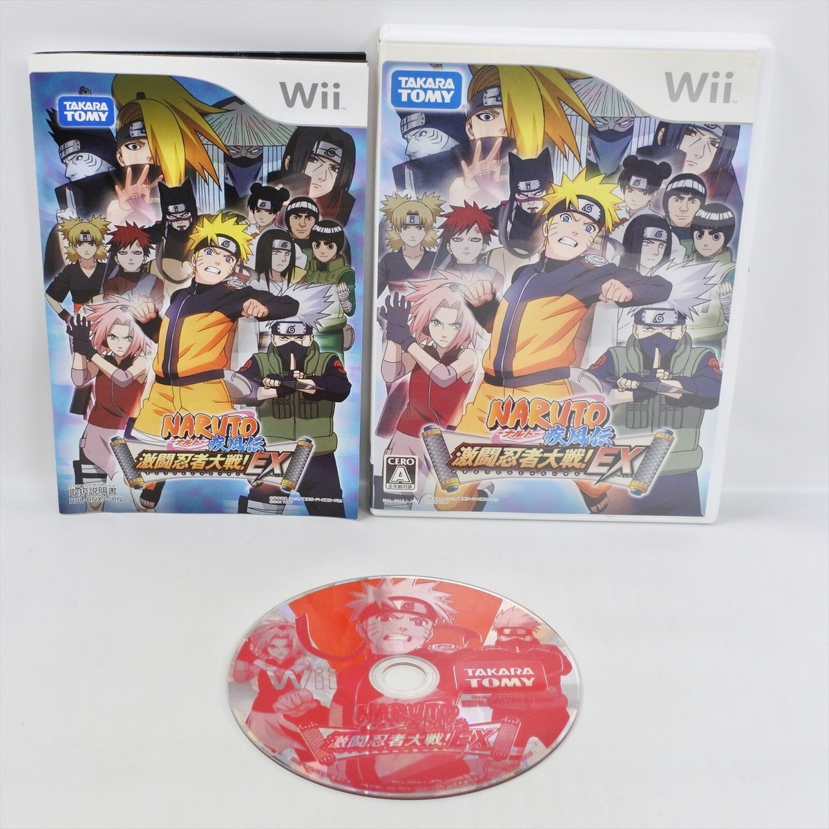 NARUTO Shippuden Gekitou Ninja Taisen EX Wii NIintendo For JP