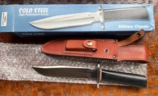 San Mai III R1 Military Classic Knife Cold Steel BlackMicarta 14R1J Discontinued