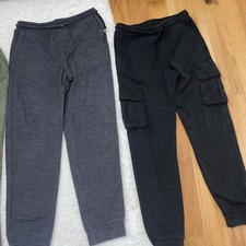 Sonoma Black cargo joggers youth Large 14/16 Drawstring Boys