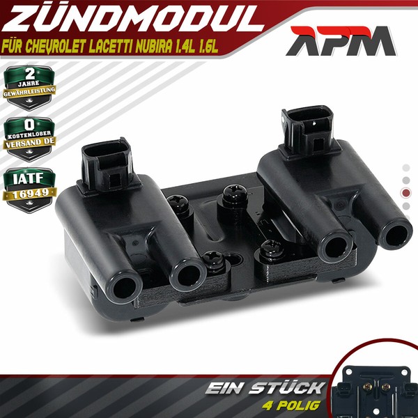 ZüNdspule ZüNdmodul FüR Chevrolet Daewoo Lacetti J200 Nubira Klan 1.4L 1.6L-image