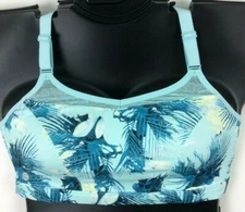 ACTIVE RACEBACK MEDIUM IMPACT NO WIRE SPORT BRA MOLDED CUP LANE BRYANT 