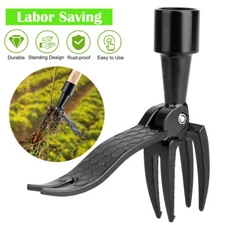Outdoor Weeder Stand Up Weed Puller Tool Claw Garden Root Remover Killer Easy US