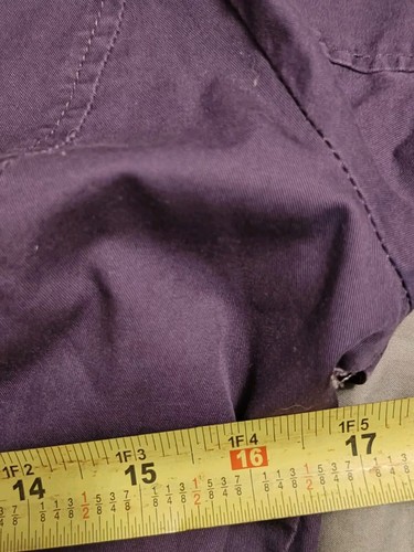 Coffee Shop Womens Trench Coat Tie Waist Jacket Long Plum Purple Size Medium EUC - Picture 5 of 7
