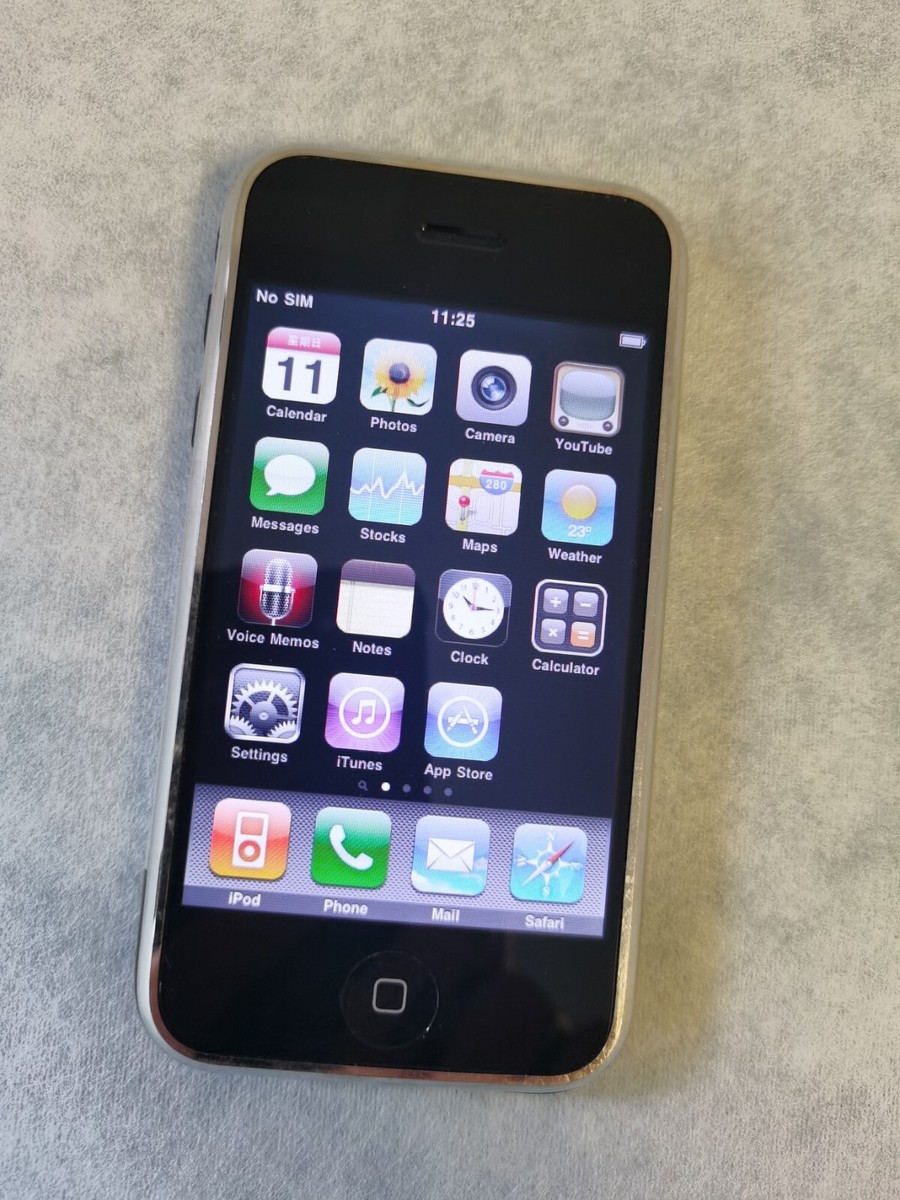iPhone初代　iPhone2g iPhone Apple iPhone 2G 1st Generation 8GB - Black (Unlocked) used