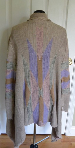 Lauren Ralph Lauren Open Front Cardigan Sweater 3X Plus Draped Cotton Wool NWT - Picture 5 of 7