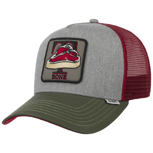 Djinns Food T-Bone Steak Trucker Cap Basecap Baseballcap Curved Brim Snapback-image