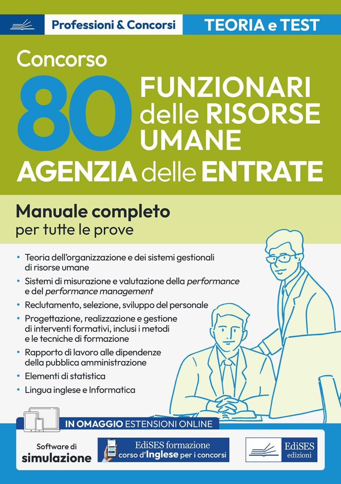 Concorso Agenzia delle Entrate 80 Funzionari delle Risorse Umane 2024