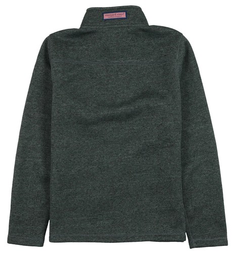 VINEYARD VINES Boys Fleece Full Zip Sweater Jacket sz Medium Charcoal Heather - Picture 3 of 3