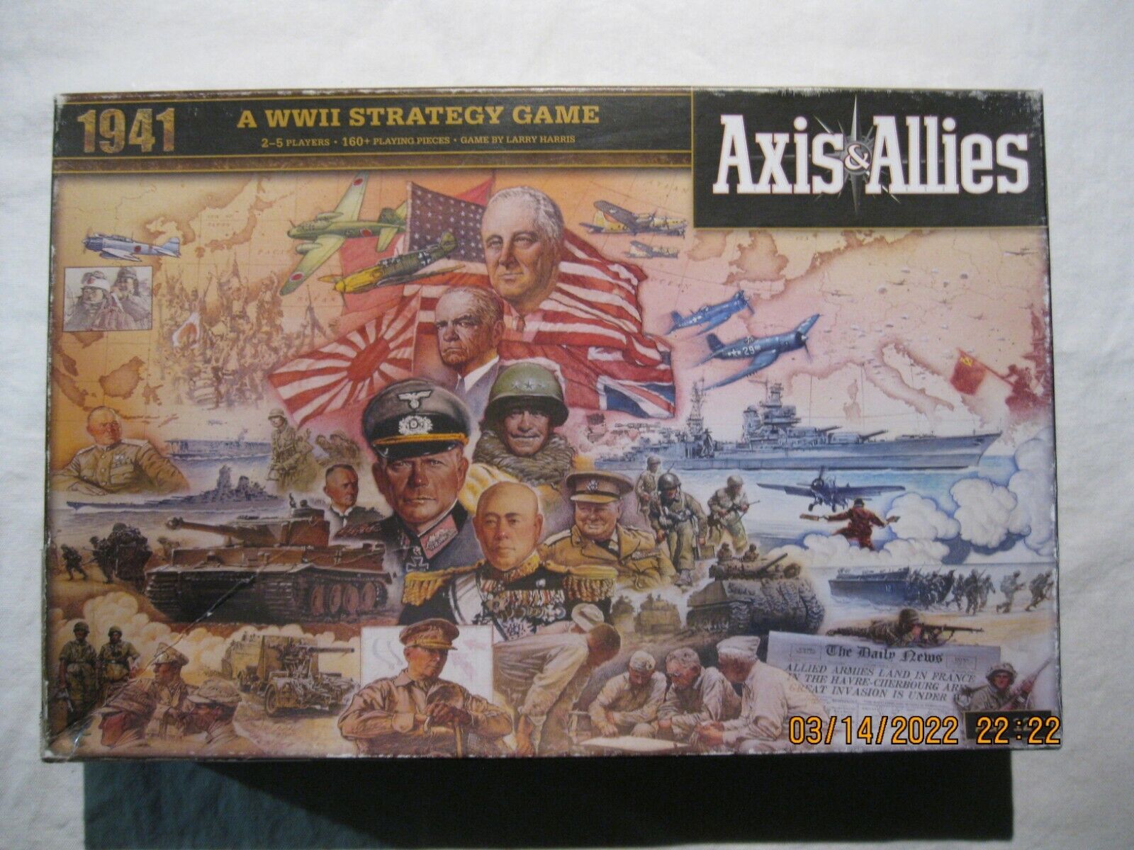 Axis and Allies 1941 Board Game Wizards of The Coast Avalon Hill