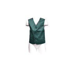 New Boy's Formal tuxedo vest waistcoat Hunter Green US Size 2-14 wedding party
