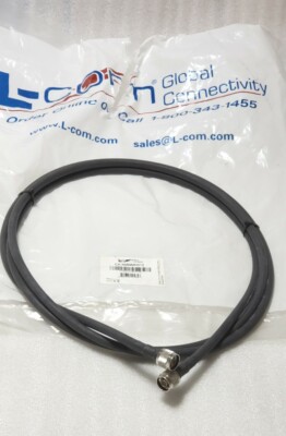 L-COM CA-NMNMT010 Cable Assembly Coaxial N-Type to N-Type 120.0'' (3.0m) 10.0'