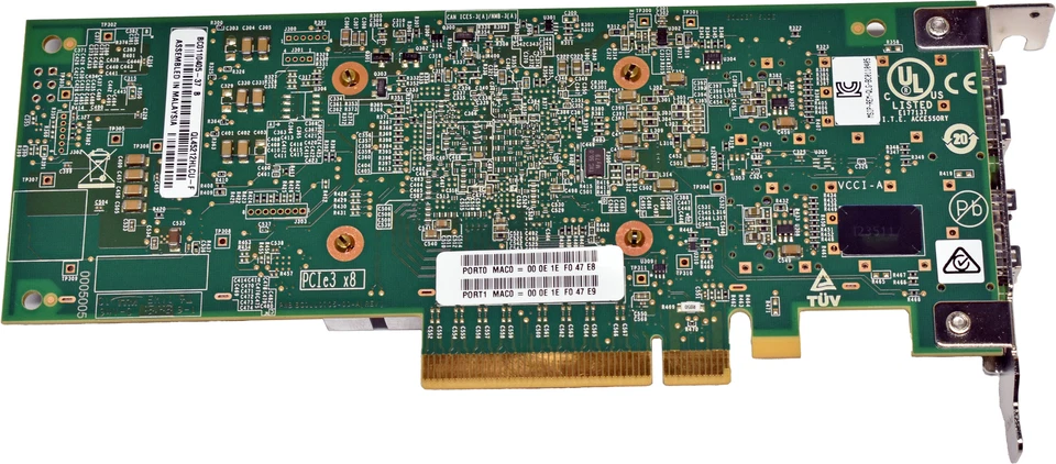 QLogic FastLin BC0110405-37 QL45212HLCU Dual-Port 25G SFP28 PCIe3.0 x8 NIC LP - Bild 4 von 4