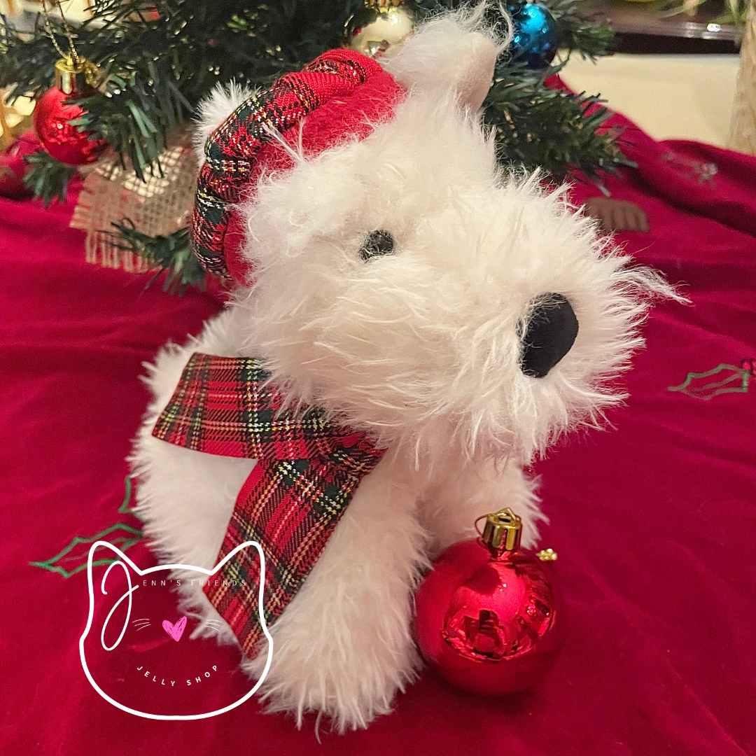 Jellycat WINTER WARMER MUNRO Scottie Dog RETIRED New NWT Terrier