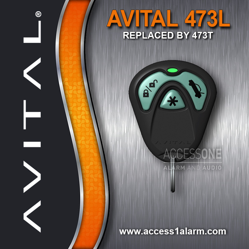 Avital 473L 3-button Mini Remote for sale online | eBay