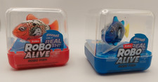 Zuru Robo Alive Robo Fish Lot Red Blue New