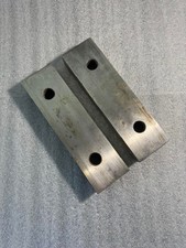 Kurt Vise Jaws 7.97 Wide 2.2000 High 1.1050 Thick Flat Harden For 8" Vice 2 PC