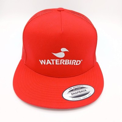 Waterbird Hat Cap Snap Back Trucker Mesh Embroidered Yupoong Classic Mens NWOT