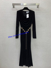 heavy industry flash drilling fabric temperament celebrity slim banquet dress