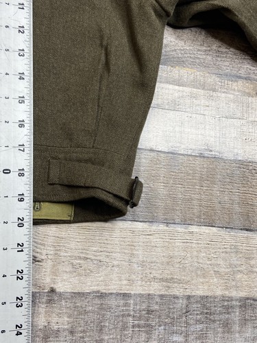 Blusa Chaqueta Batallada Ejército Británico Segunda Guerra Mundial Años 50 Talla 18 Cadete Lana Campo 1957 - Imagen 7 de 7