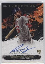 2021 Topps Inception Rookie and Emerging Star 1/1 Jonathan Arauz Auto 02vq