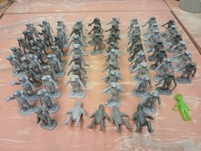 Vintage Lot of 65 Astronaut Toy Men 1970's Unbranded your own Space Force NASA 1