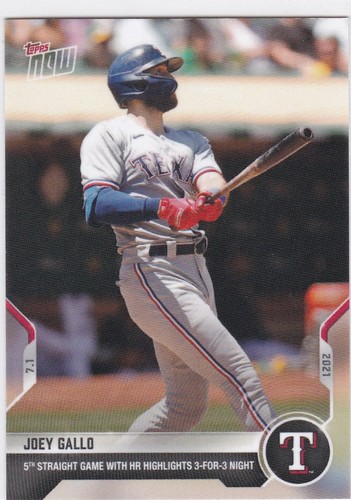 2021 Topps Now 440 Joey Gallo