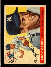 1955 TOPPS #20 ANDY CAREY GOOD+ YANKEES  *X15687