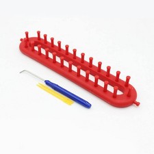 Rectangle Knitting Loom Set, Scarf 26cm red, As Picture Show