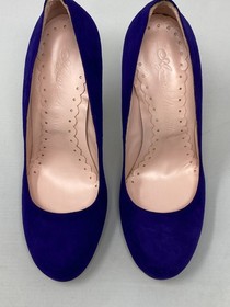 Agent Provocateur Vivianne Purple Suede Shoes 37 New