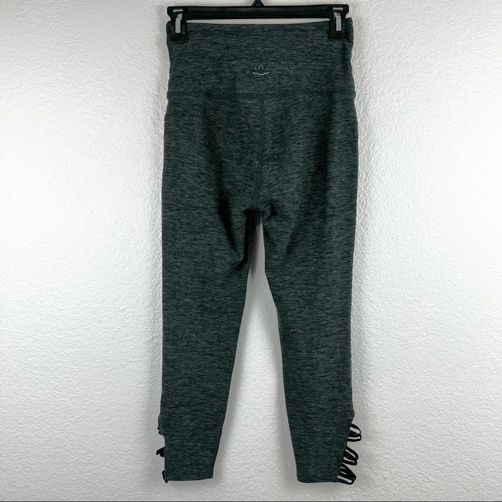 beyond-yoga high rise space dye elastic cuff detail leggings