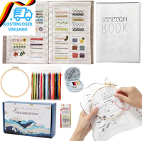Umllpet Stickset FüR AnfäNger & Erwachsene, Diy Stickerei Set Mit Vorgedrucktem