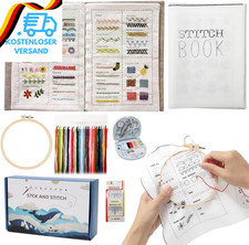 Umllpet Stickset F&uuml;r Anf&auml;nger & Erwachsene, DIY Stickerei Set Mit Vorgedrucktem